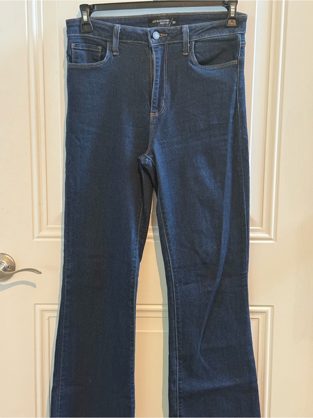 Just Black Dark Blue Wide Leg Jeans